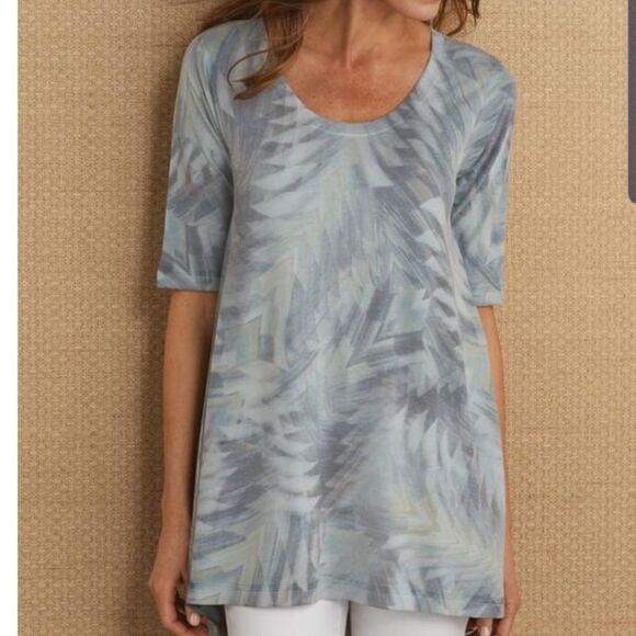 Soft surroundings latanya tunic top size Medium - Picture 1 of 5